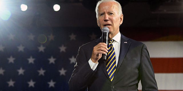 President Biden speaks about the economy and the final rule implementing the American Rescue Plans Special Financial Assistance program, protecting multiemployer pension plans, at Max S. Hayes High School in Cleveland, Ohio, July 6, 2022.