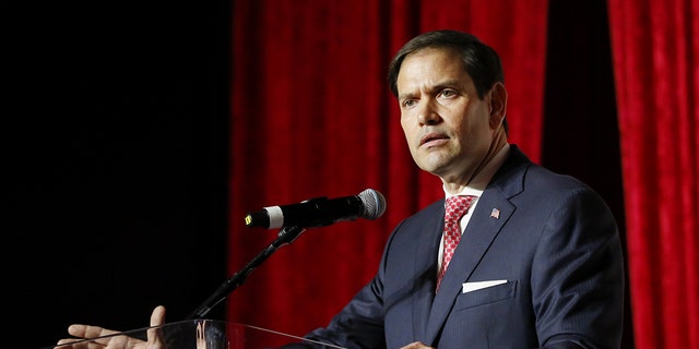 Republican from Florida, Senator Marco Rubio will speak at the 2022 Florida Republican Victory Dinner in Hollywood, Florida, on July 23, 2022.