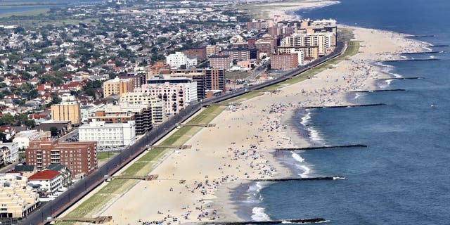 Shark attack in summer: Here's what to do and how to stabilize a victim in real time 4 An aerial view of the ocean and shoreline in Long Beach, NY, July 27, 2020. The ocean there has been closed indefinitely after a second shark spotted in the water.