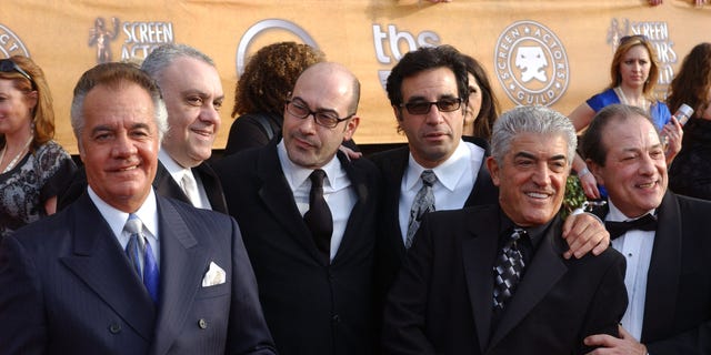 Tony Sirico, Vincent Curatola, Ray Abruzzo, Frank Vincent and Dan Grimaldi from "The Sopranos."