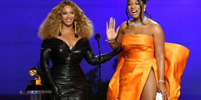 Beyoncé's 'Renaissance' album leaked two days earlier: report 4 Beyoncé and Megan Thee Stallion Receive Best Rap Performance Award for "Savage" at the 63rd Annual Grammy Awards in March 2021.