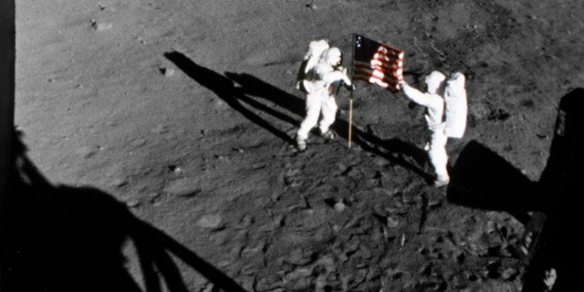 First flag on the moon