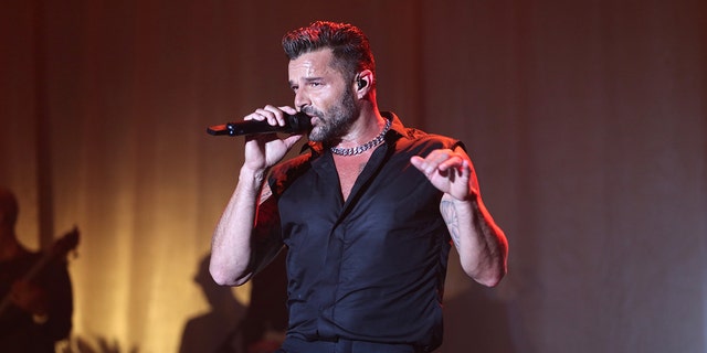 Ricky Martin performs live on stafe during the amfAR Cannes Gala 2022 at Hotel du Cap-Eden-Roc on May 26, 2022 in Cap d'Antibes, France. (Photo by Gisela Schober/Getty Images for amfAR)