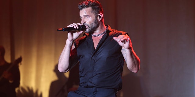 Ricky Martin performs live on stafe during the amfAR Cannes Gala 2022 at Hotel du Cap-Eden-Roc on May 26, 2022 in Cap d'Antibes, France. (Photo by Gisela Schober/Getty Images for amfAR)