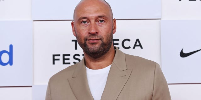 Derek Jeter attends "The Captain" premiere during the 2022 Tribeca Festival at BMCC Tribeca PAC on June 12, 2022, in New York City.
