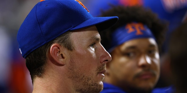 Chris Bassitt #40 of the New York Mets in action against the Milwaukee Brewers during a game at Citi Field on June 14, 2022 in New York City. The Mets defeated the Brewers 4-0.