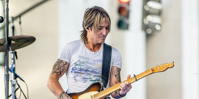 Keith Urban has been keeping busy touring this year.