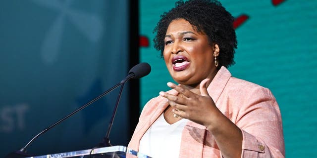 Stacey Abrams speaks during the Essence Festival of Culture on July 2, 2022, in New Orleans, Louisiana. 