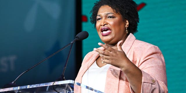 Stacey Abrams speaks during the Essence Festival of Culture on July 2, 2022, in New Orleans, Louisiana. 