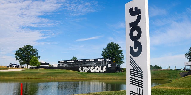 A picture of Trump National Golf Course ahead of the LIV Golf Invitational tournament
