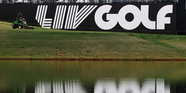 Изглед към Trump National Golf Club по време на тренировъчен кръг преди LIV Golf Invitational - Бедминстър в Бедминстър, Ню Джърси, във вторник, 26 юли 2022 г.