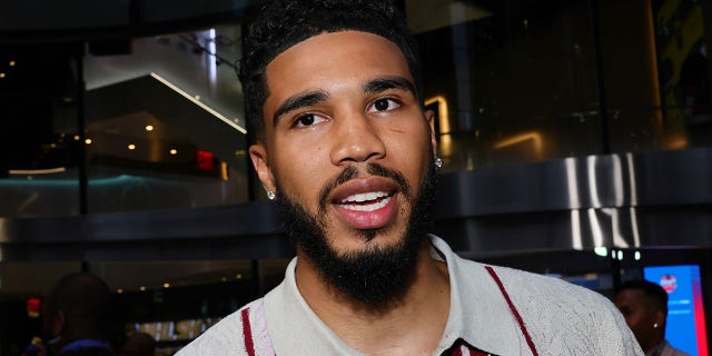 Jayson Tatum attends