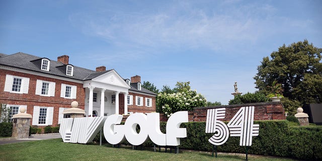 General views during a preview day for the LIV Golf Invitational - Bedminster at Trump National Golf Club Bedminster on July 27, 2022 in Bedminster, New Jersey. 