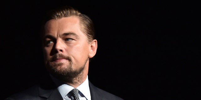 Leo DiCaprio at Paris premiere of climate documentary
