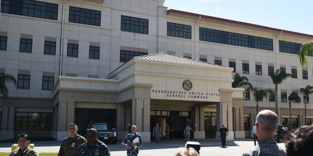 A February 6, 2017 photo shows the headquarters of the US Central Command at MacDill Air Force Base on February 6, 2017 in Tampa, Florida. / AFP / MANDEL NGAN (Photo credit should read MANDEL NGAN/AFP via Getty Images)