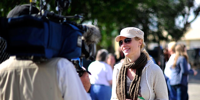 Alison Eastwood attends Eastwood Ranch Foundation and PAWS For Hope and Faith Kick Off 'No Pet Left Behind' adoption event at San Bernardino City Animal Shelter on February 4, 2014. 