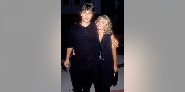 Actor Jay R. Ferguson is seen here with his mother Bobbie Faye Ferguson in 1993.