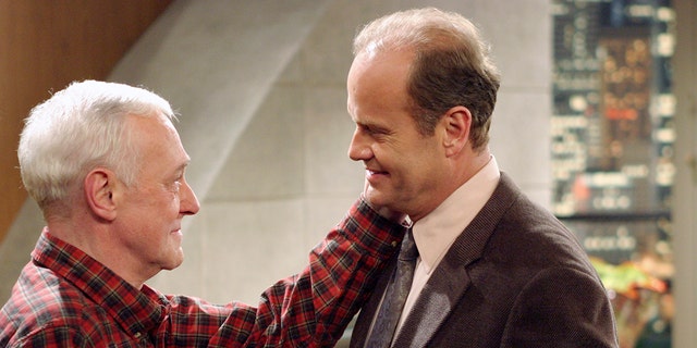 John Mahoney, seen with Kelsey Grammer in an episode of "Frasier," passed away in 2018 at age 77.