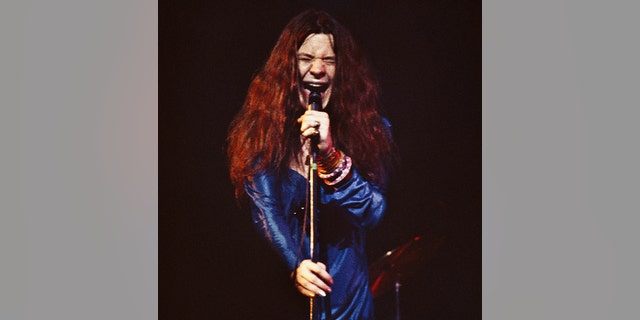 American singer and songwriter Janis Joplin (1943-1970) in concert at the Royal Albert Hall in London in 1969.