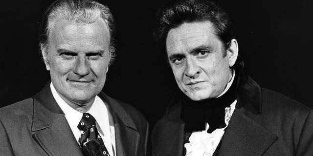 Billy Graham (left) and Johnny Cash developed a close bond.