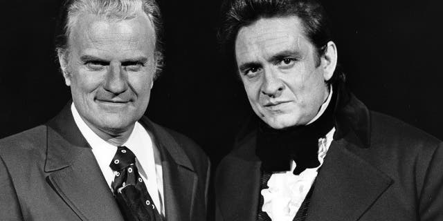 Billy Graham (left) and Johnny Cash developed a close bond.