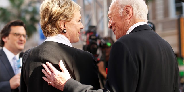 Julie Andrews and Christopher Plummer attend the screening of "The Sound of Music" during the TCM Classic Film Festival on March 26, 2015, in Los Angeles. 