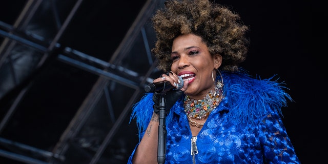 Macy Gray performs at Mighty Hoopla at Brockwell Park on June 04, 2022, in London, England. (Photo by Lorne Thomson/Redferns)