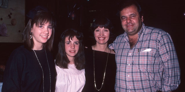 Paul Sorvino is survived his three adult children: son Michael, and daughters Mira and Amanda (from left, seen here with their mother, Lorraine Davis).