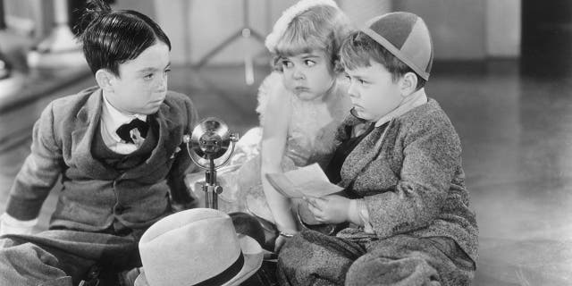 From left: Carl Switzer (as Alfalfa), Darla Hood and George McFarland (as Spanky), circa 1936. Switzer was killed in 1959 at age 31, allegedly after a fight over money.