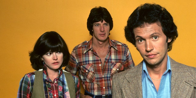 From left: Rebecca Balding, Bob Seagren and Billy Crystal of "Soap."