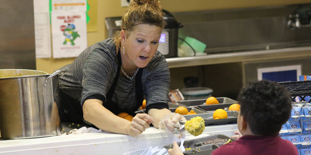 School lunch program at Grant Park Christian Academy