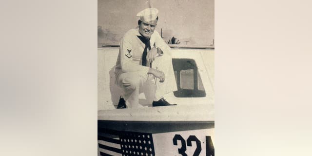 Hubert Malicote served in the U.S. Navy during World War II. He enlisted in 1942 and returned home in 1945.