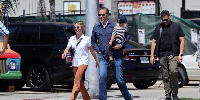 Hunter Biden, Melissa Cohen and their son Beau were spotted Thursday, July 21, 2022, in Malibu, Calif.