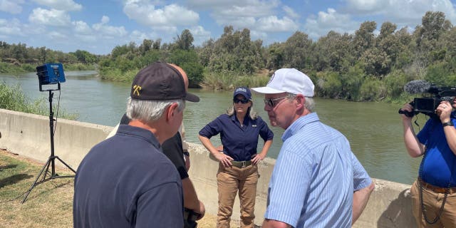 Senators on McAllen, Texas, border with Mexico.