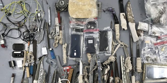 The Georgia Department of Corrections seized more than 1,000 contraband items during a shakedown of five state prisons.