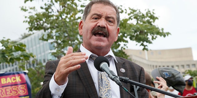 Illinois Democratic Rep. Chuy Garcia speaks Sept. 21, 2021, in Washington, D.C.
