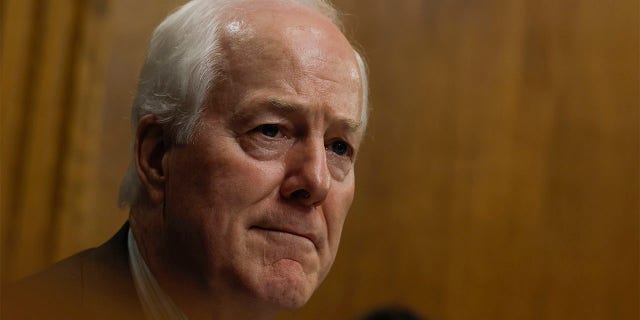 Sen. John Cornyn, Texas speaking at the hearing "Protecting America's Children from Gun Violence" with the Senate Judiciary Committee at the U.S. Capitol on June 15, 2022, Washington, DC