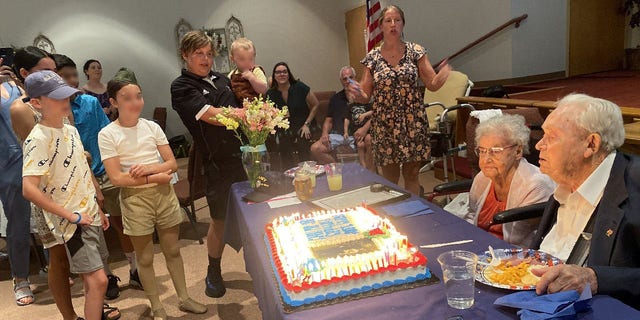 June and Hubert Malicote celebrated their 100th birthday with a joint birthday party on Friday, July 15, hosted at the Eaton Road Church of God in Hamilton, Ohio.