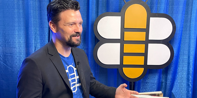 Kyle Mann says despite the "threatened" state of comedy, he's "constantly laughing," at from FreedomFest 2022 in Las Vegas, Nevada.