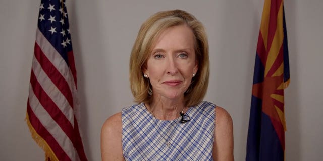 Republican Arizona gubernatorial candidate Karrin Taylor Robson speaks with Fox News' Brandon Gillespie on July 26, 2022.