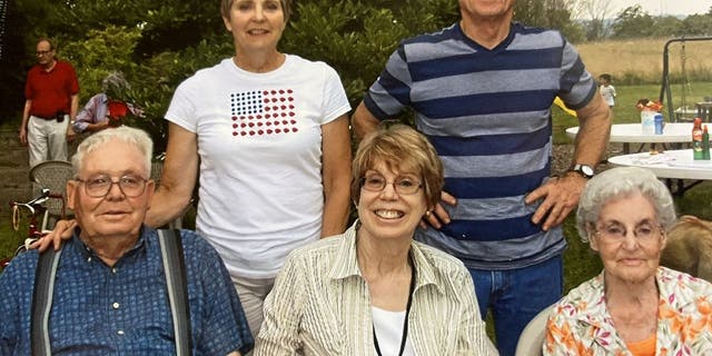 Hubert and June Malicote are parents of three: Jo (top left), Sam (top right) and Theresa (first row, middle).