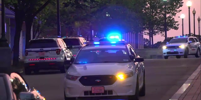 Officers with the Metropolitan Police Department's First District responded to an alleged shooting at the Mandarin Oriental Hotel in Washington, D.C.