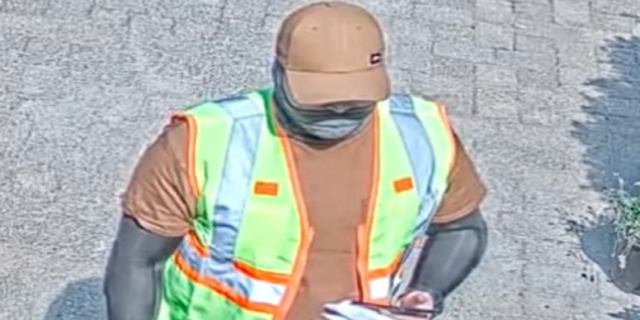 A close-up view of the "grandparent scam" suspect in Maryland.
