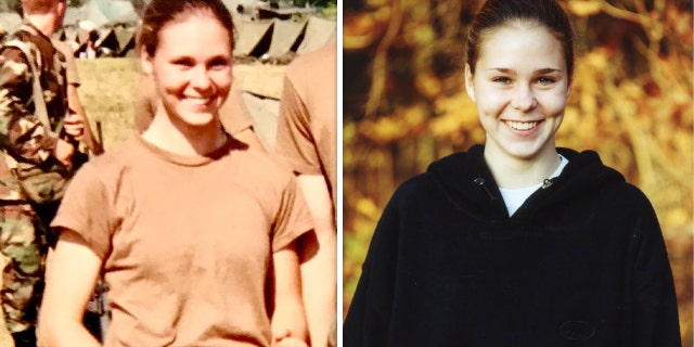 Images provided by MauraMurrayMissing.org show Maura Murray at a West Point fitness event in 2000, left, and in another undated portrait.