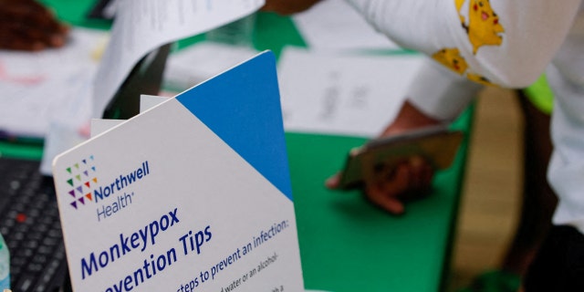 FILE PHOTO: A person arrives to receive a monkeypox vaccination at the Northwell Health Immediate Care Center at Fire Island-Cherry Grove, in New York, U.S., July 15, 2022. 