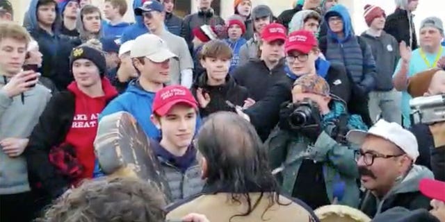 Footage of Nick Sandmann in front of Native American Nathan Phillips went viral in 2019.