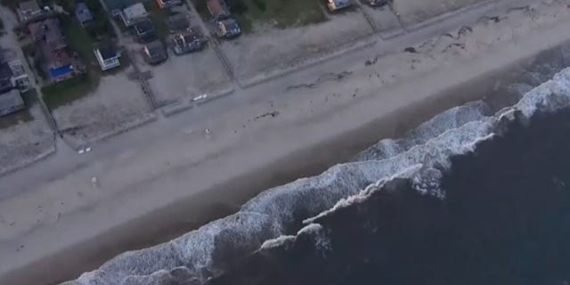 A 16-year-old boy was bitten by a shark on his right foot while surfing in the waters off Kismet Beach on Fire Island on Wednesday evening.