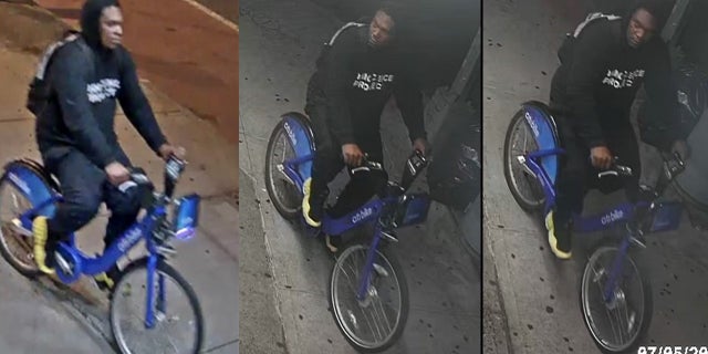 Photo provided by NYPD shows suspect who attacked sleeping homeless men in three separate incidents beginning on July 5, 2022