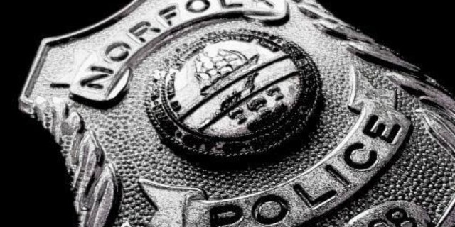 A badge from the Randolph Police Department