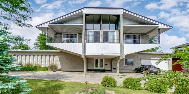 This unique Ohio house has "Swiss architecture," said a broker.